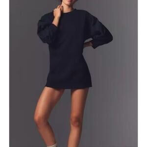 Anthropologie Black Mini Dress